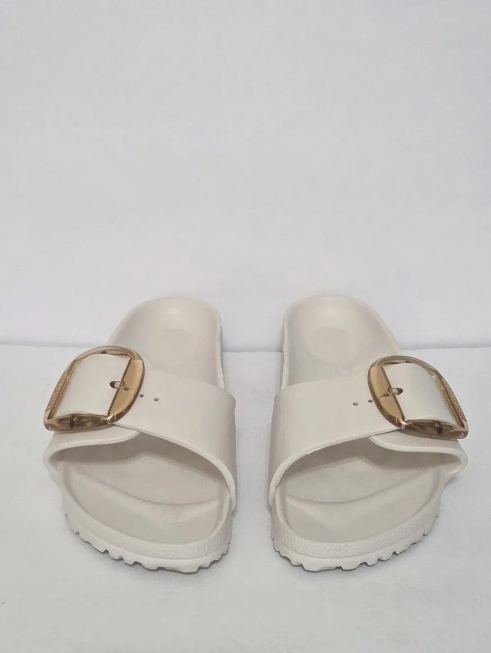 Birkenstock Madrid EVA Big Buckle Eggshell Sandals Size 40 | 9-9.5